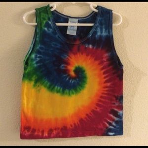 Tie-dyed tank top